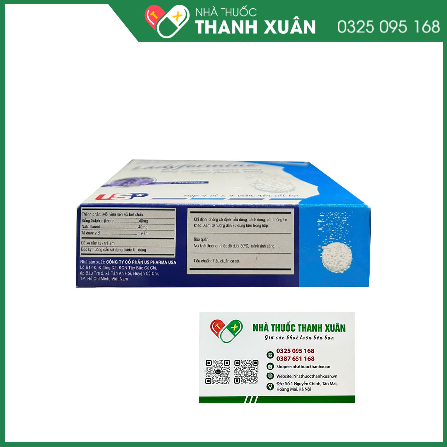 Ladyformine viên nén sủi bọt vệ sinh vùng kín phụ nữ